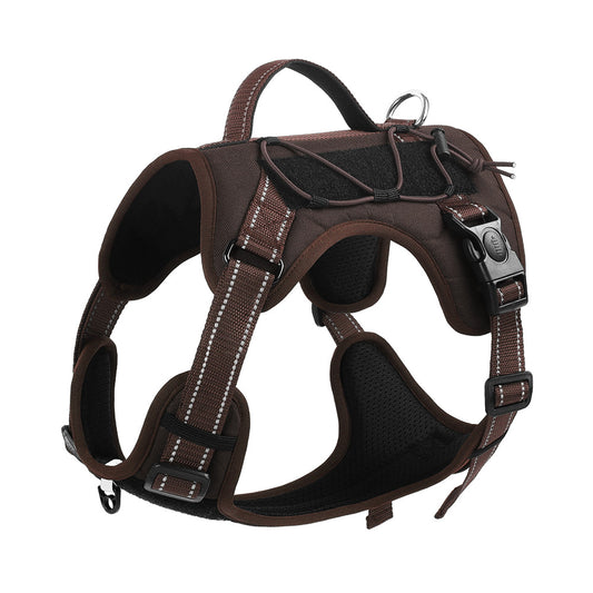GripK9 Heavy Duty No Pull Dog Harness for Large Dogs – Reflective Tactical Vest Harness with Handle, Comfortable Padding & Strong Control