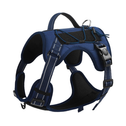 GripK9 Heavy Duty No Pull Dog Harness for Large Dogs – Reflective Tactical Vest Harness with Handle, Comfortable Padding & Strong Control