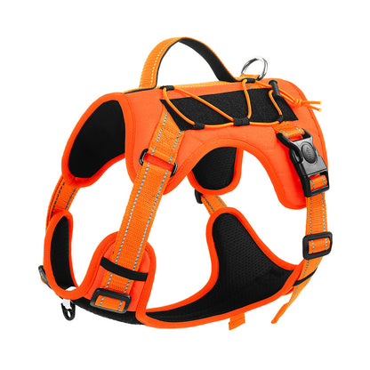 GripK9 Heavy Duty No Pull Dog Harness for Large Dogs – Reflective Tactical Vest Harness with Handle, Comfortable Padding & Strong Control