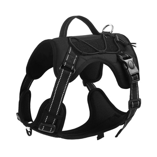 GripK9 Heavy Duty No Pull Dog Harness for Large Dogs – Reflective Tactical Vest Harness with Handle, Comfortable Padding & Strong Control