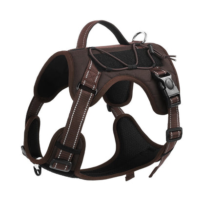 GripK9 Heavy Duty No Pull Dog Harness for Large Dogs – Reflective Tactical Vest Harness with Handle, Comfortable Padding & Strong Control